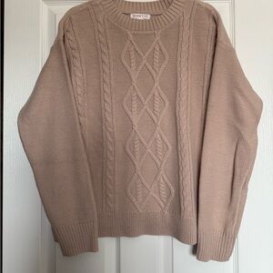 Joe Fresh x Jillian Harris cable knit sweater